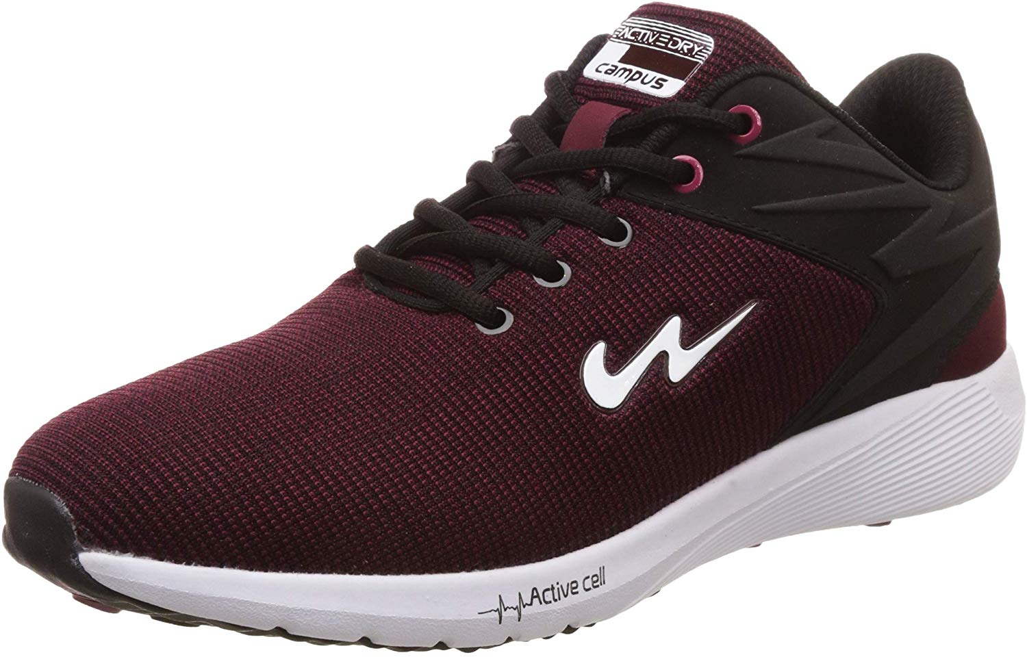 campus red colour shoes